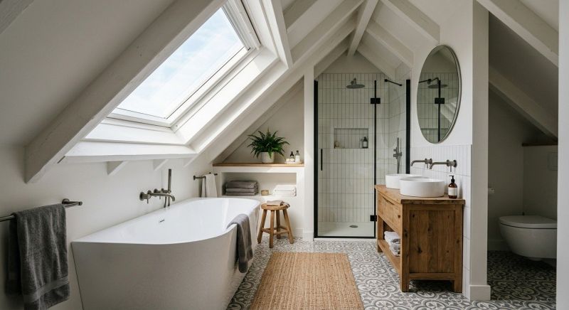 Attic Bathroom Remodeling in Farmersville, TX